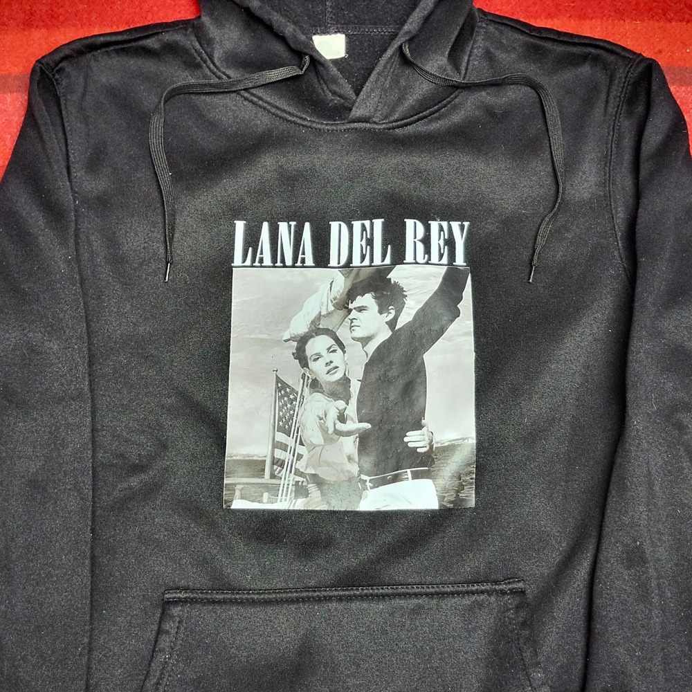 Lana Del Rey Hoodie LA To The Moon 2018 Tour NFR Graphic Sweatshirt M Unoffical
